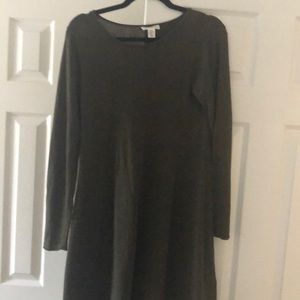 Army Green long sleeve dress